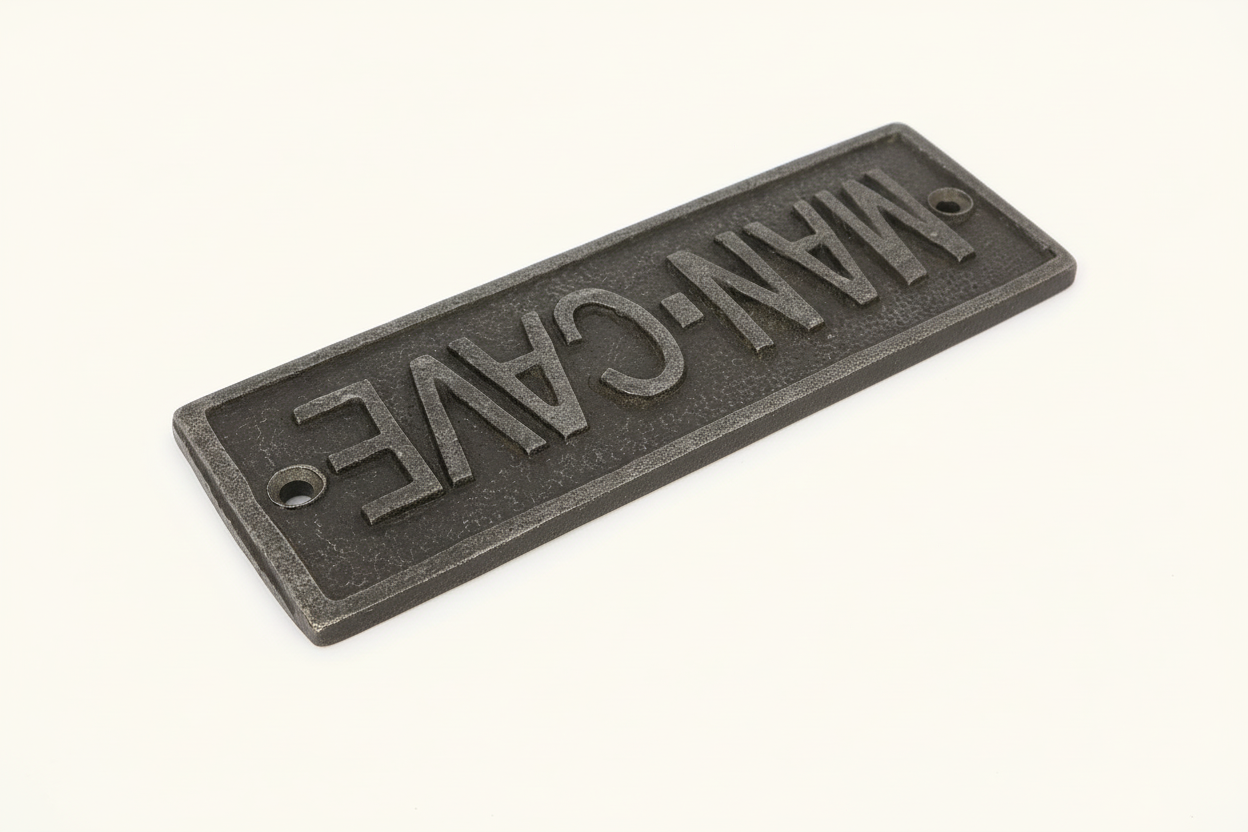 Man Cave Wall Plaque Sign