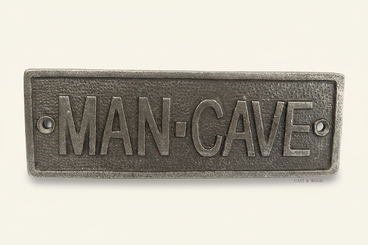 Man Cave Wall Plaque Sign