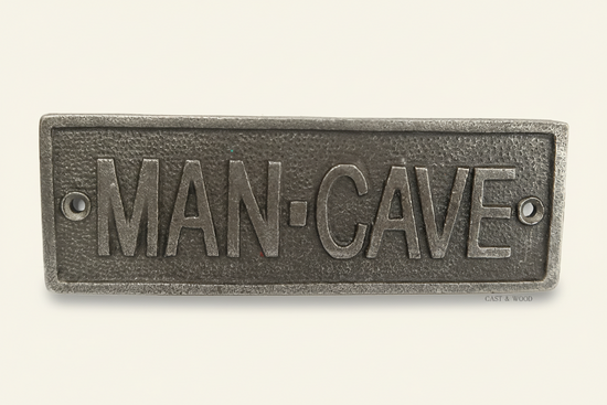 Man Cave Wall Plaque Sign