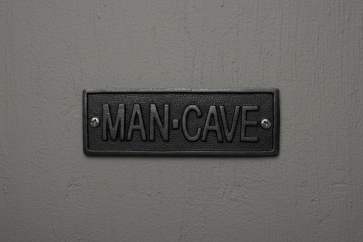 Man Cave Wall Plaque Sign