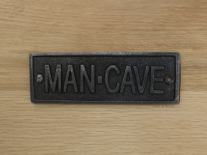 Man Cave Wall Plaque Sign