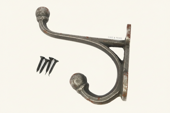 Chunky Hall Hat & Coat Hook Cast & Wood