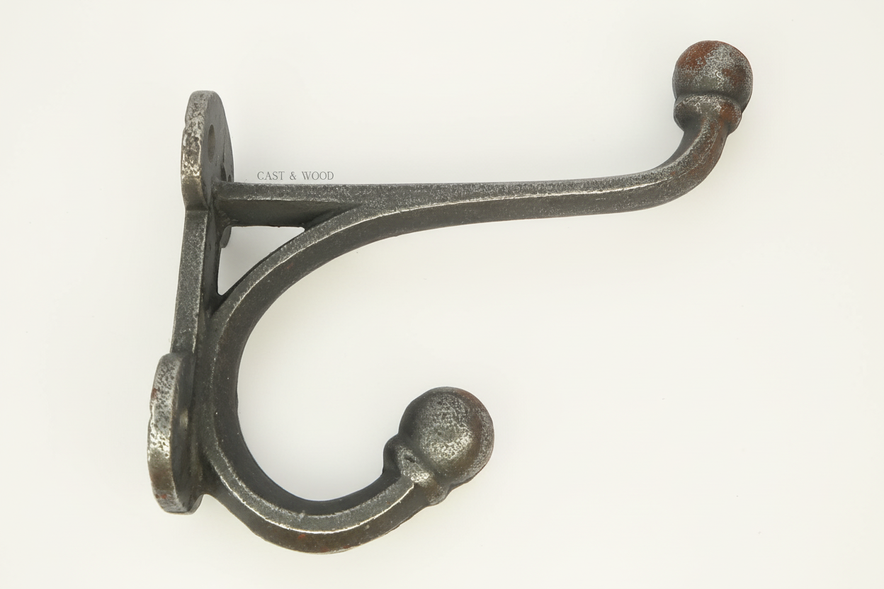 Chunky Hall Hat & Coat Hook Cast & Wood