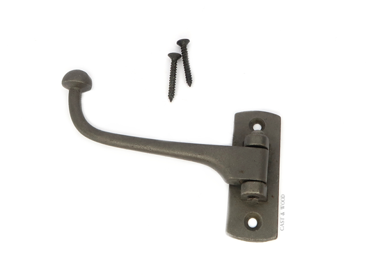 Swivel Wardrobe Coat Hook Cast & Wood