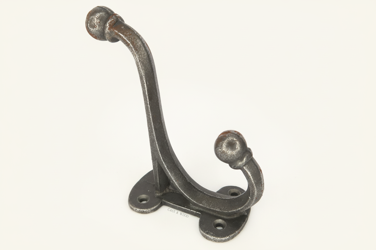 Chunky Hall Hat & Coat Hook Cast & Wood
