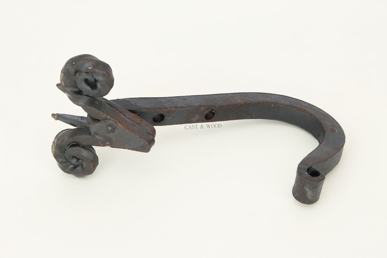 Sheep Head Scroll Coat Hook