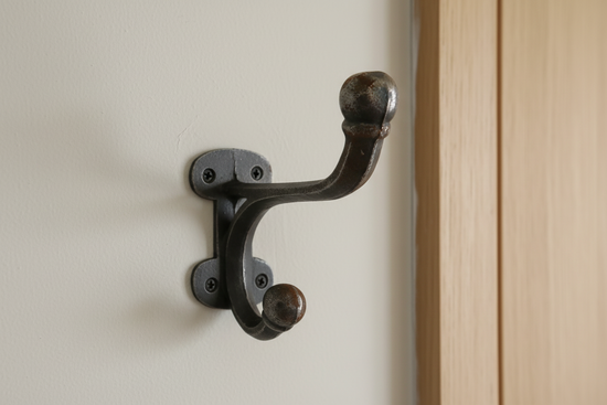 Chunky Hall Hat & Coat Hook Cast & Wood