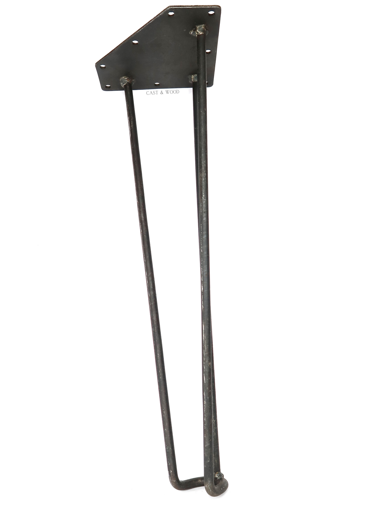 Footed Detail Hairpin Legs - Set of 4no - Table 710mm Cast & Wood