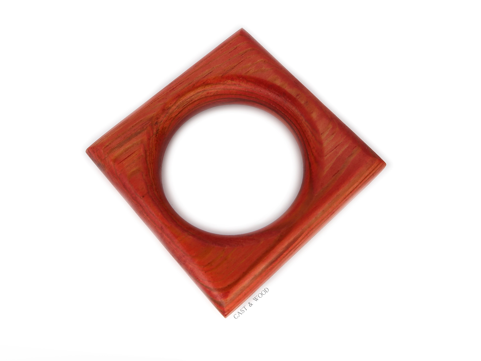 Napkin Rings - Red Cast & Wood