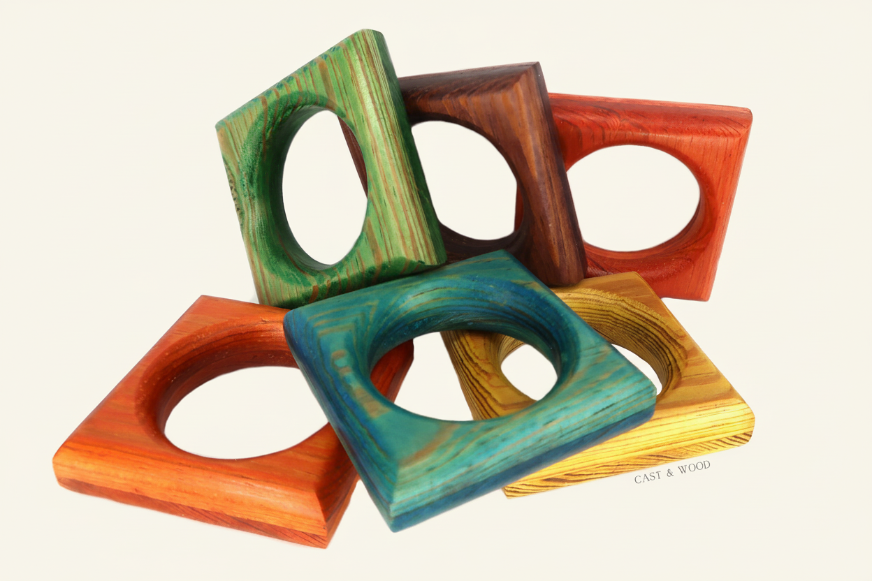 Napkin Rings - Multicolour - Set of 6