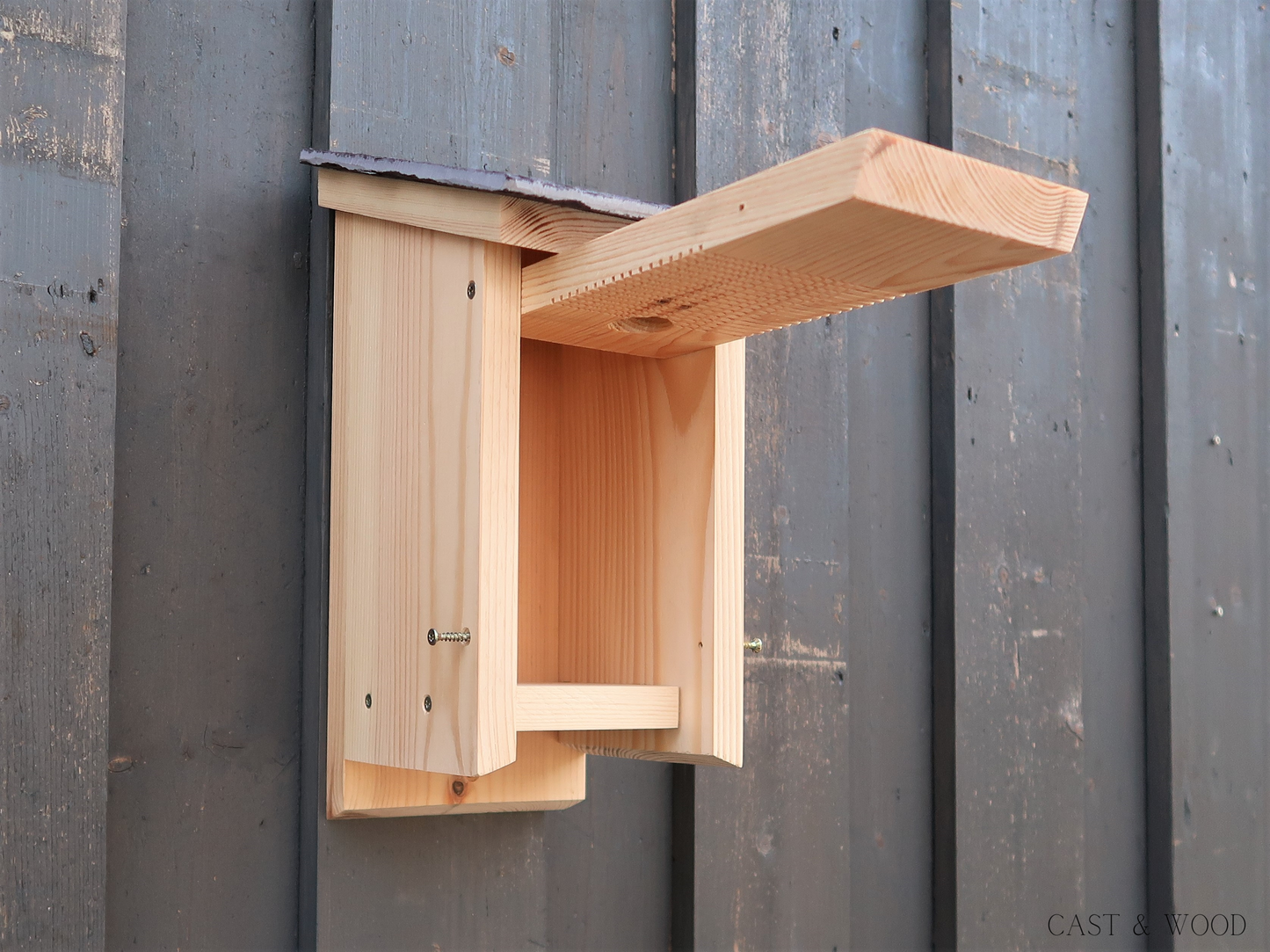 Luxury Penthouse Bird Box - Unfinished Cast & Wood