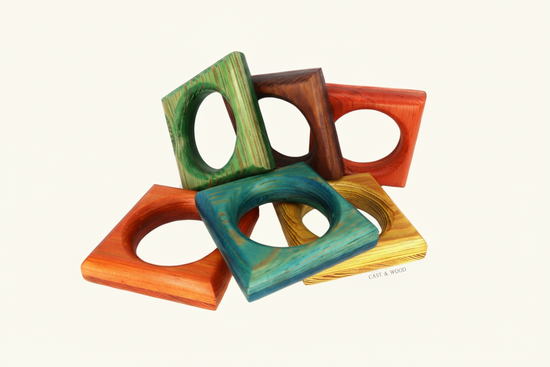 Napkin Rings - Multicolour - Set of 6