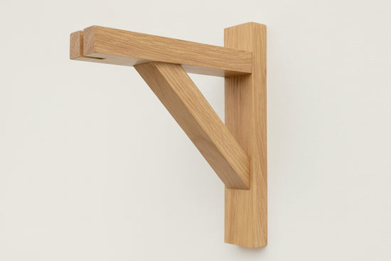 Solid Oak Gallows Pendant Wall Light Bracket freeshipping - Cast & Wood
