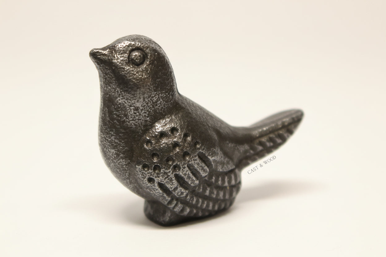 Ornamental Small Wren Bird - 50mm / 2" freeshipping - Cast & Wood