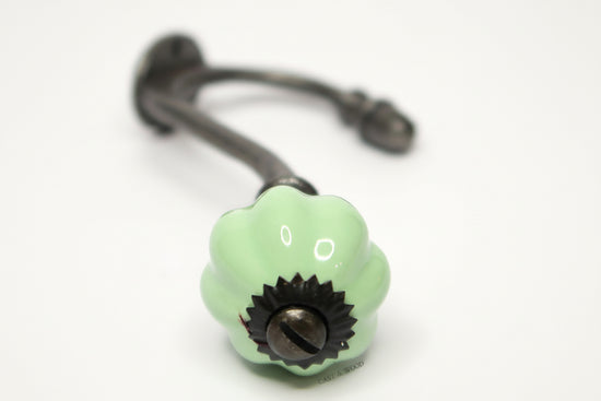 Spring Green Acorn Double Coat Hook freeshipping - Cast & Wood