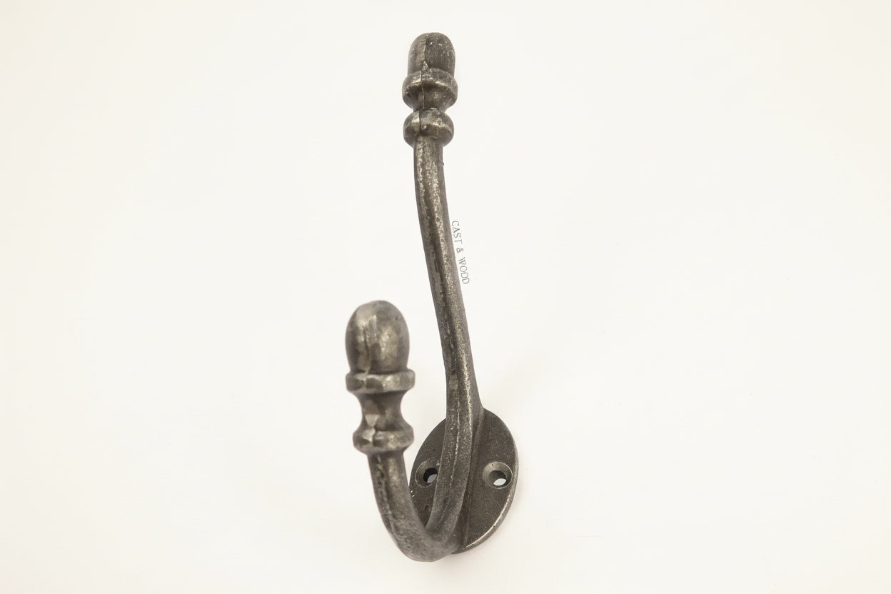 Acorn Double Coat Hook freeshipping - Cast & Wood