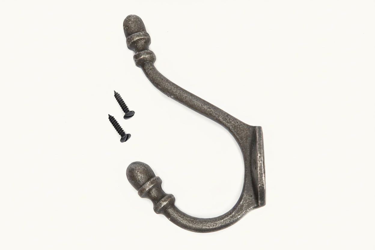Acorn Double Coat Hook freeshipping - Cast & Wood