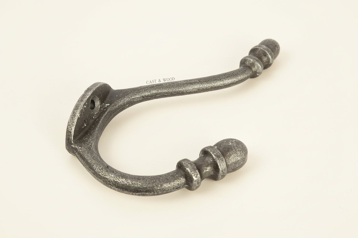 Acorn Double Coat Hook freeshipping - Cast & Wood