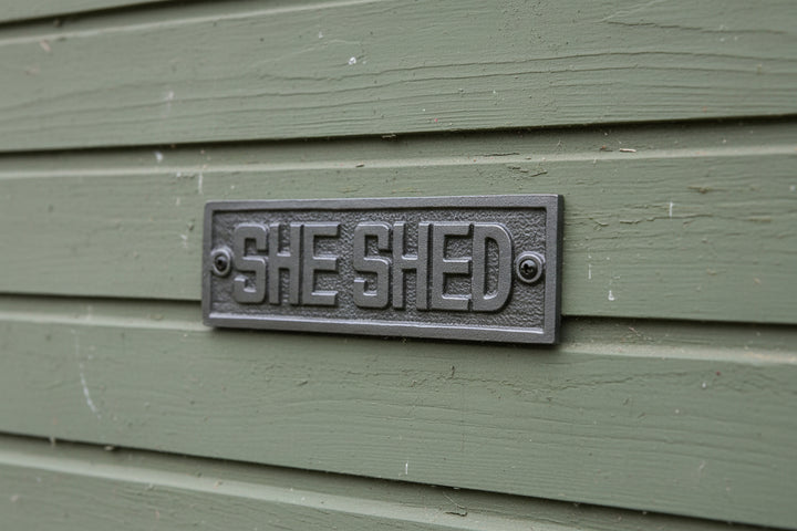 She Shed Wall Plaque freeshipping - Cast & Wood