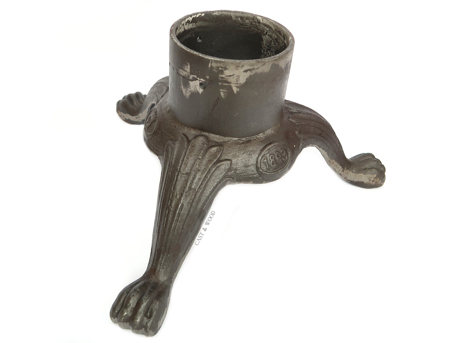 Christmas Tree Stand / Plant Holder - 13" Base - 4" Socket freeshipping - Cast & Wood