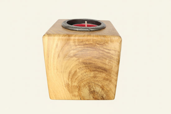 Solid Oak Tea Light Candle Holder freeshipping - Cast & Wood