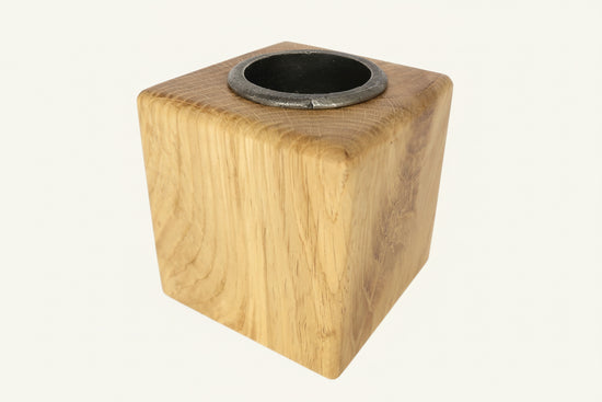 Solid Oak Tea Light Candle Holder freeshipping - Cast & Wood