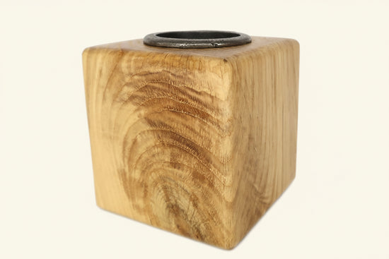 Solid Oak Tea Light Candle Holder freeshipping - Cast & Wood
