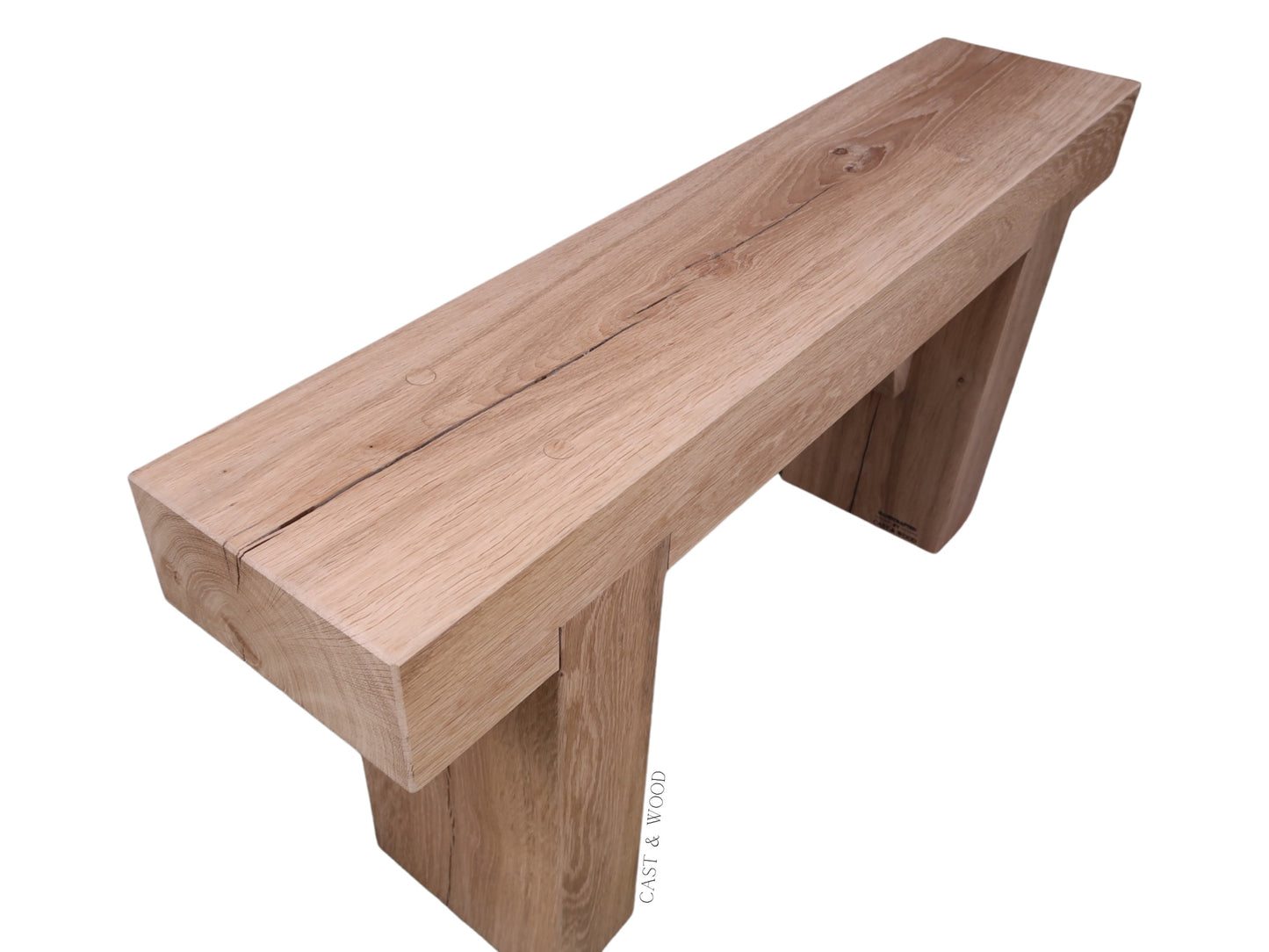 Solid Oak Garden Bench - Local Delivery